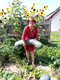 Foto für GAAS: Manuela Supper freut sich über die große Kürbis-Ernte in ihrem Garten.